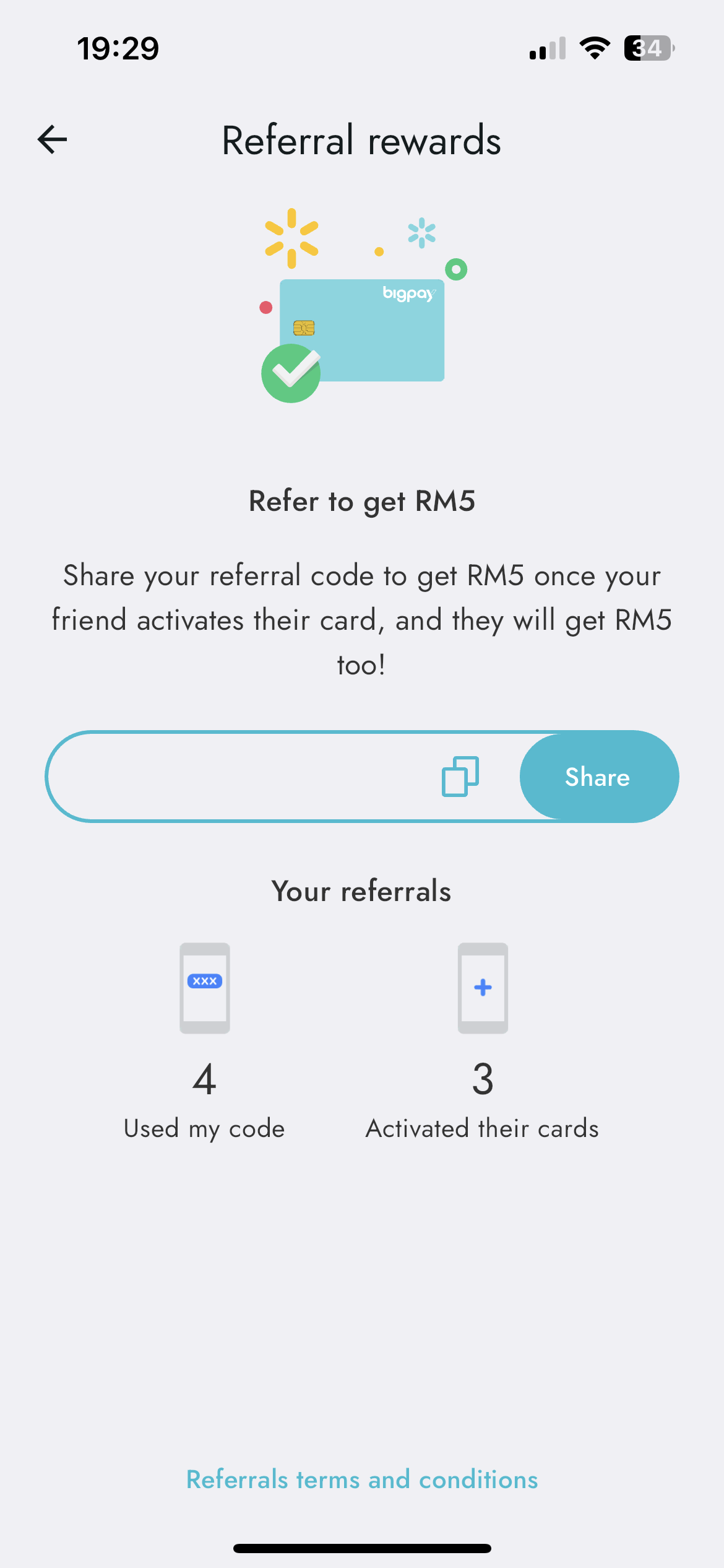 [Navigation] Where can I get my referral code? BigPay Malaysia Support